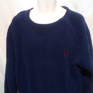 Chaps Ralph Lauren cable knit sweater mens LG